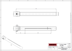 105.950 | Tubular Nozzle | (ø 1.98") 0.17 x 11.81 x 0.07 inch