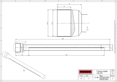 106.031 Tubular Nozzle | 39.4 × 31.5 × 0.08" | 1000 x 800 x 2mm