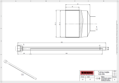 106.036 Tubular Nozzle | 60.4 × 49.2 × 0.05" | 1535 x 1250 x 1.2mm