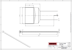 106.038 Tubular Nozzle | 87.6 × 78.7 × 0.03" | 2225 x 2000 x .8mm