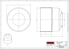 107.244  Round Reduction Nozzle | ø 92.5 mm/ ø 50 mm