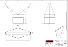 107.259 | Wide Slot Nozzle | (ø 2.46 inch) 5.9 x 0.47 inch | 150 x 12mm