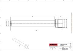 107.273 | Extension Nozzle | 19.7 × 2.36" | 500 x 60mm
