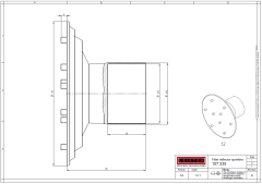 107.335 | Flat Sieve Reflector | 5.9" | 150 mm