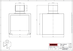 107.336 | Sieve Reflector | 4.33 × 5.98" | 110 x 152 mm