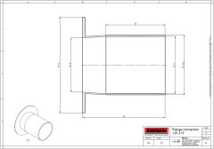125.316 | a = 2.44 in |Flange connector