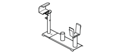 118.804 | Tool rest to Weldplast 4 + 6, Fusion 3 | Extrusion Welder Accessories