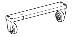 154.522 Transportation axle 300mm | Uniroof AT/ST
